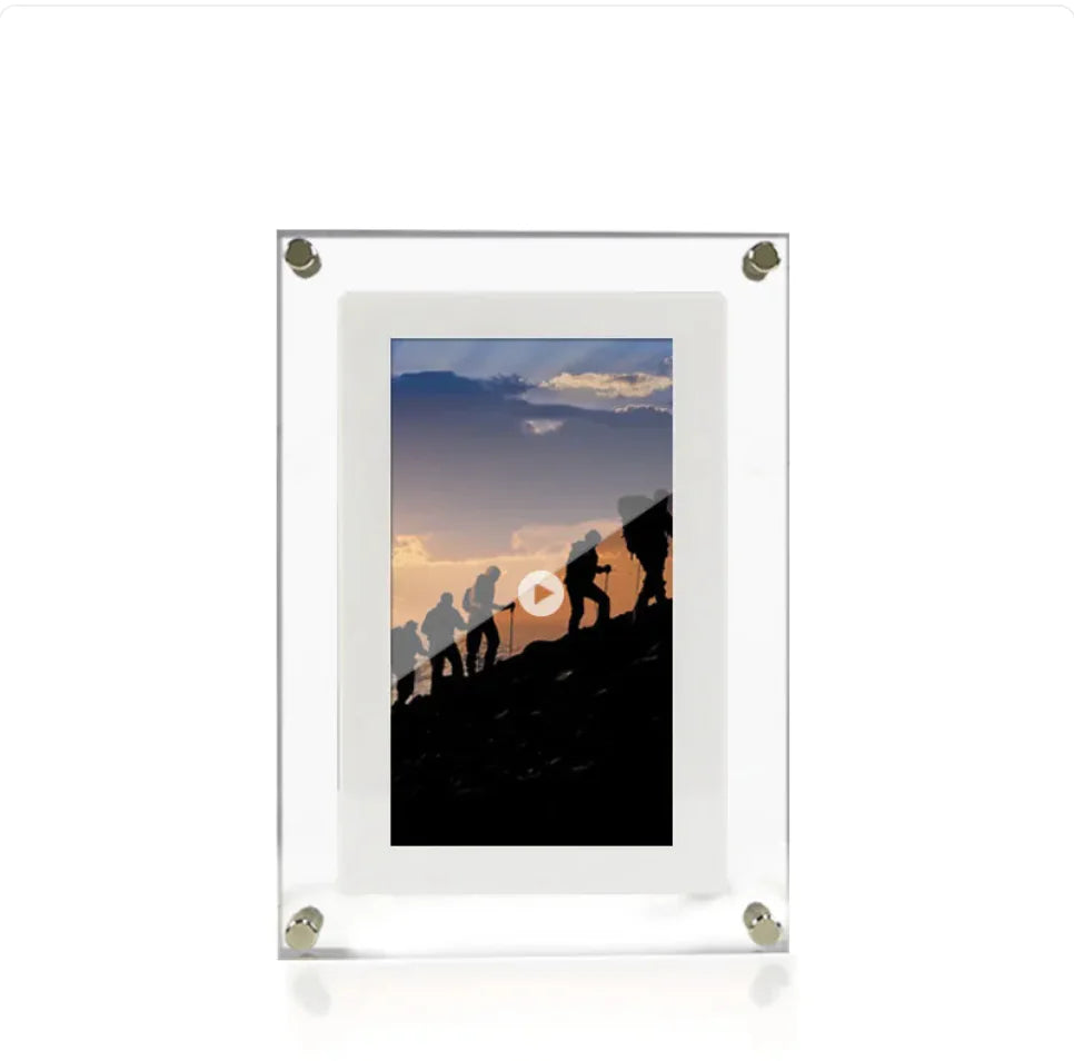 Acrylic Digital Photo Frame with Video Playback