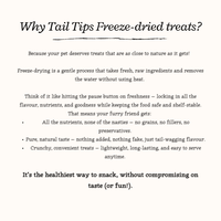 Taster Pack - 5 Freeze-Dried Pet Treats | Try All Flavours | Tail Tips UK