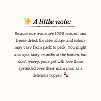 Taster Pack - 5 Freeze-Dried Pet Treats | Try All Flavours | Tail Tips UK