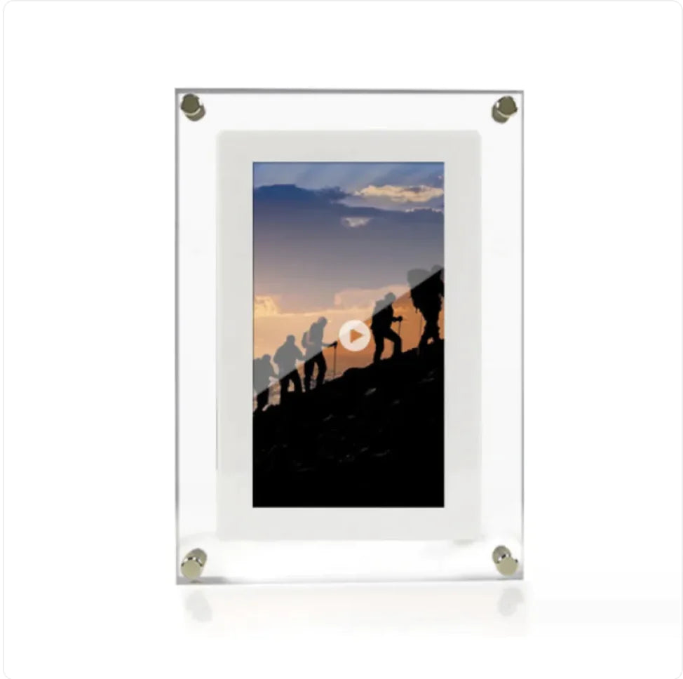 Acrylic Digital Photo Frame with Video Playback