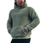 Men’s Plush Hoodie Sweatshirt with Big Pocket