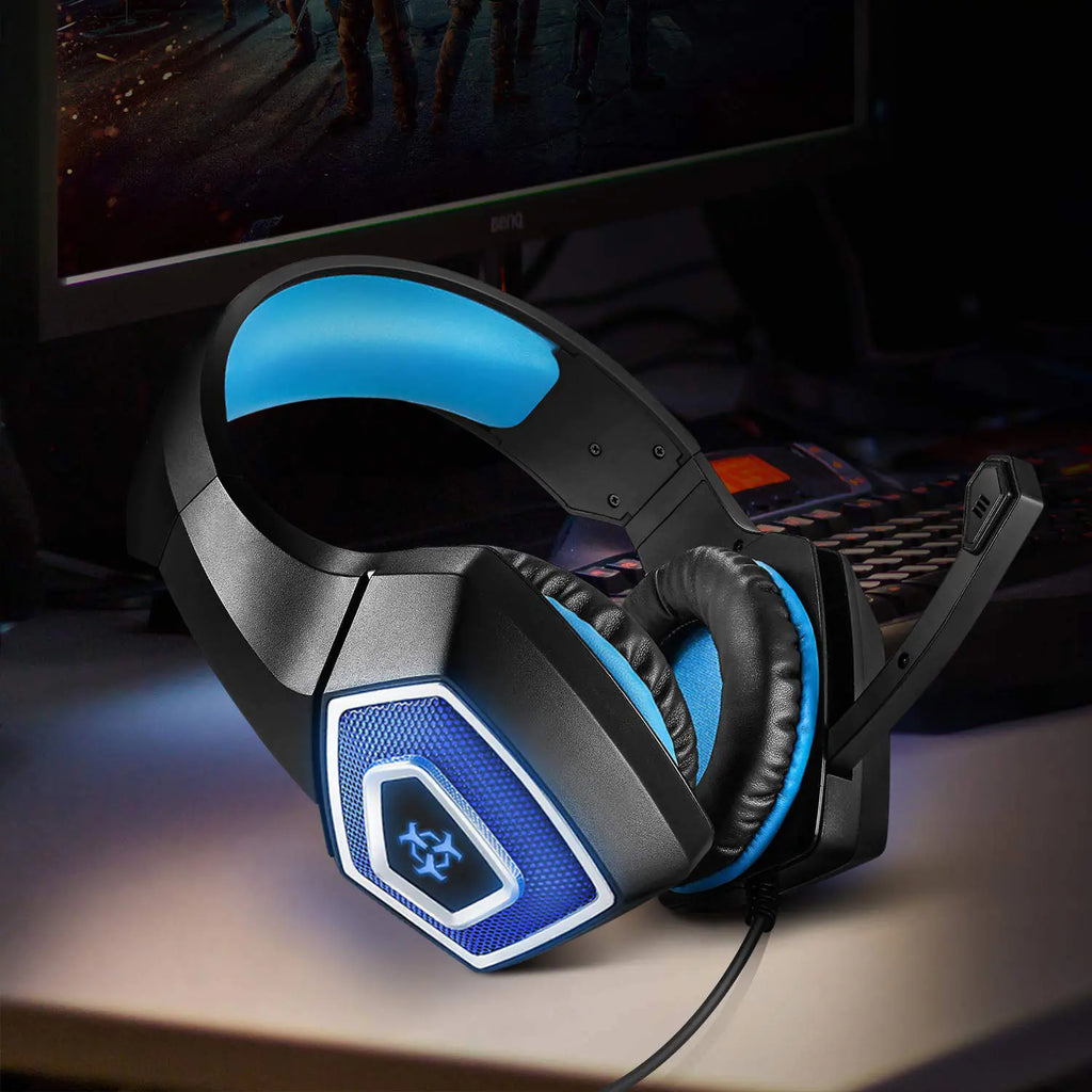 RGB Wired Gaming Headset with LED Lighting