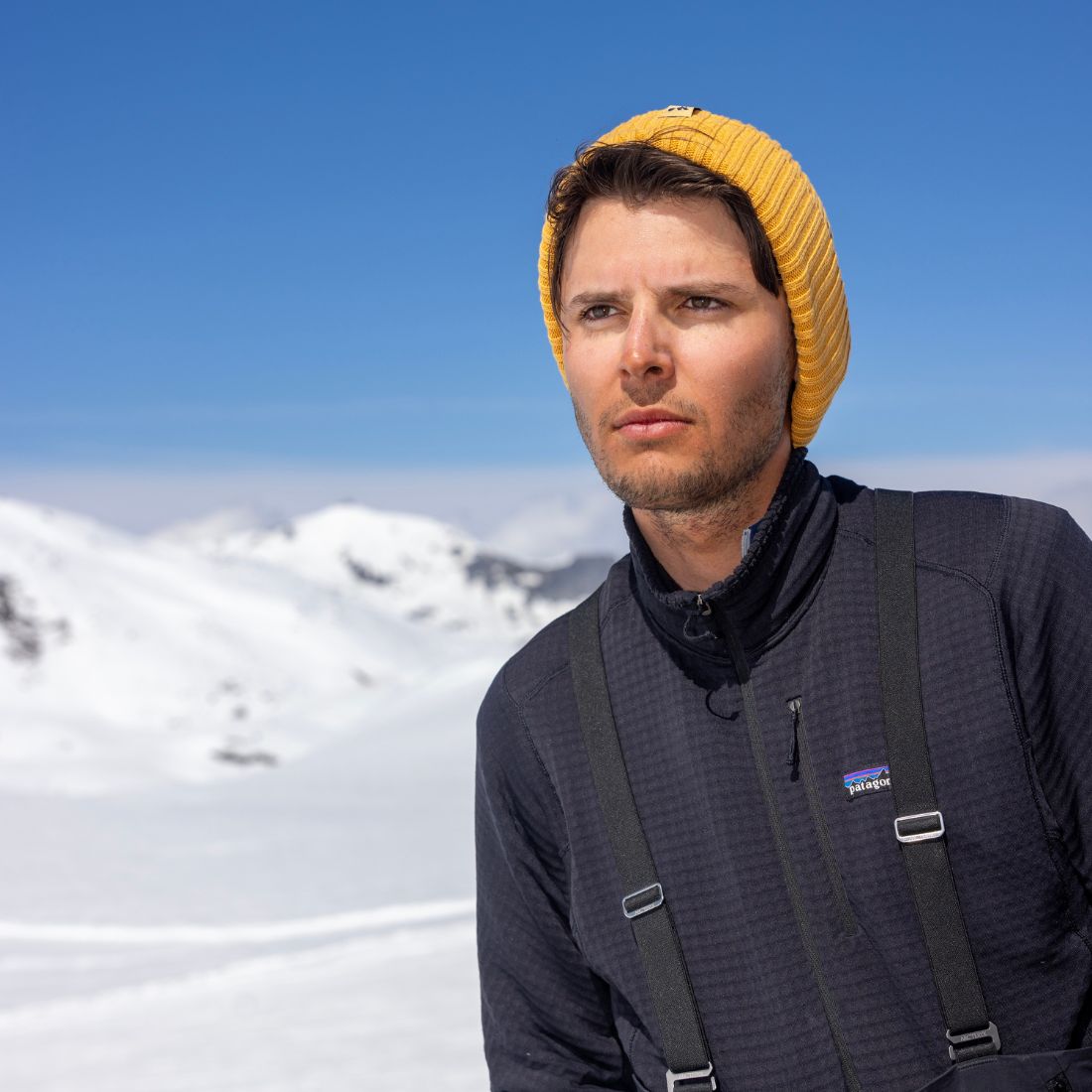 Organic Cotton Beanie - Mustard