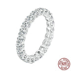 Openwork Pattern Moissanite Ring for Women