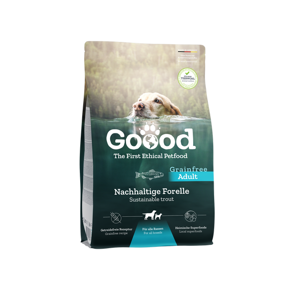Sustainable Trout Dry Food for Adult Dogs