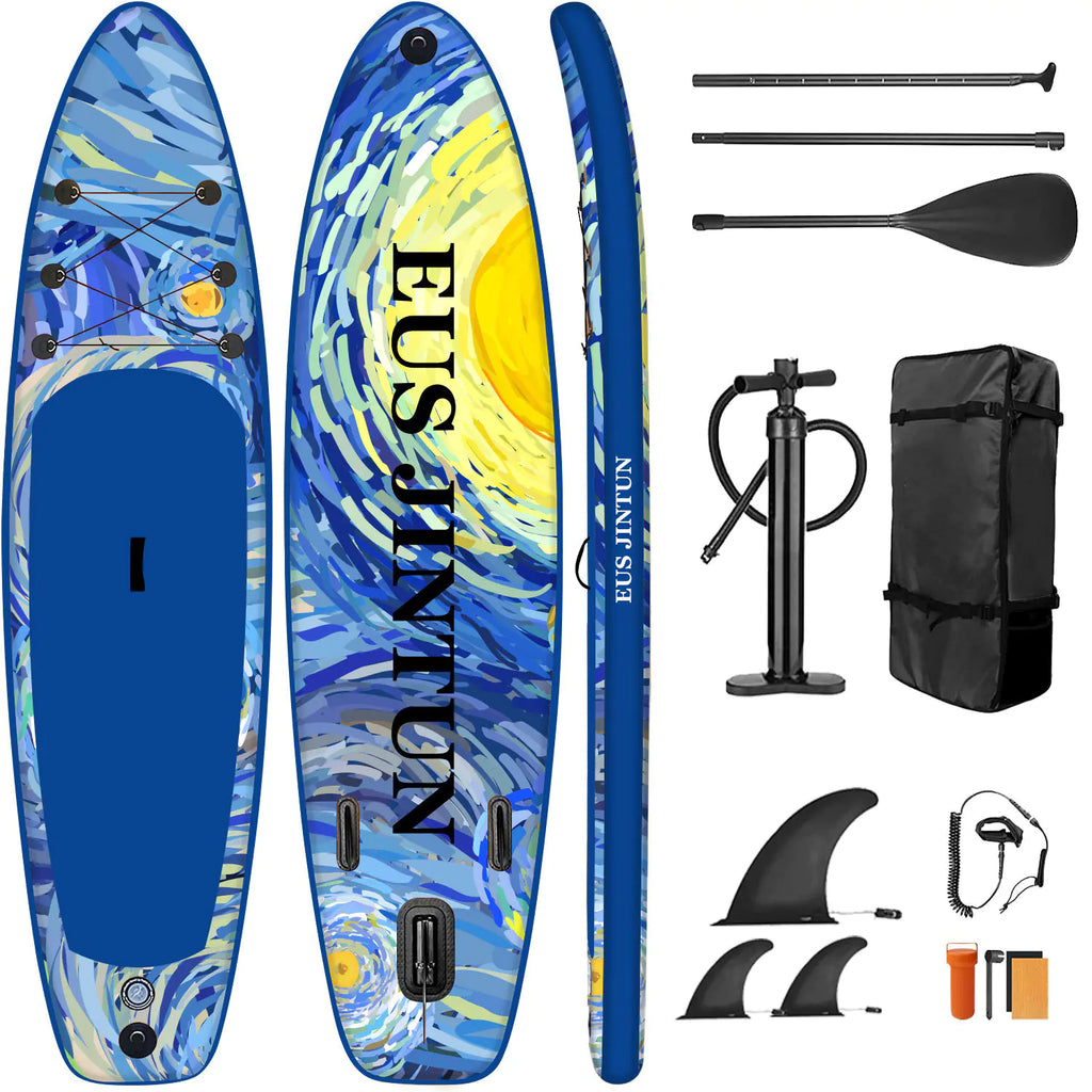 Inflatable Paddle Board for Outdoor Yoga & Surfing