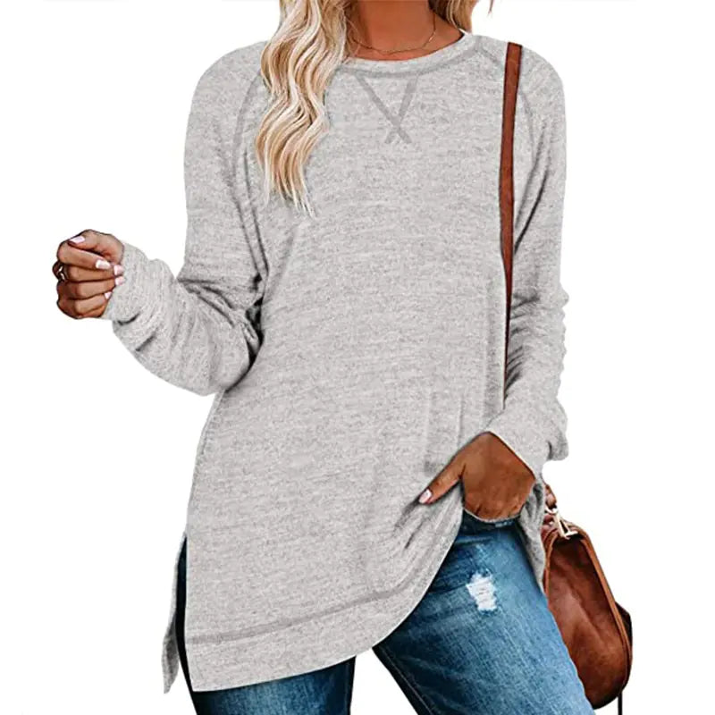 Solid Color Sweater for Women