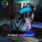 RGB Wired Gaming Headset with LED Lighting