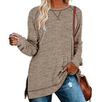 Solid Color Sweater for Women