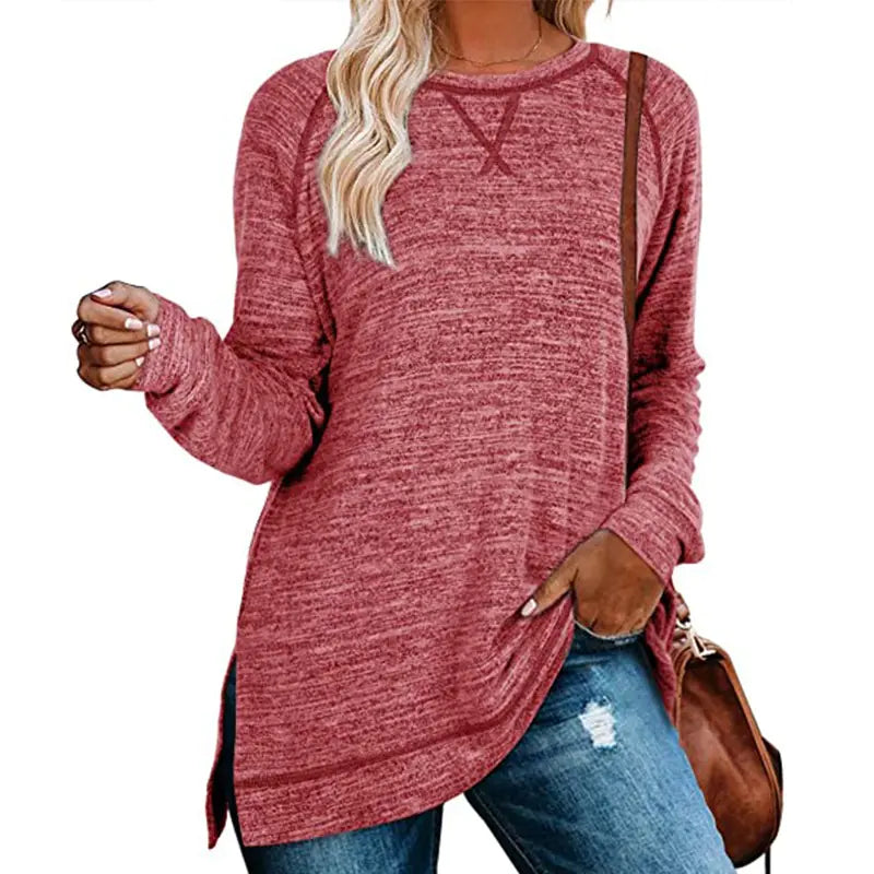 Solid Color Sweater for Women