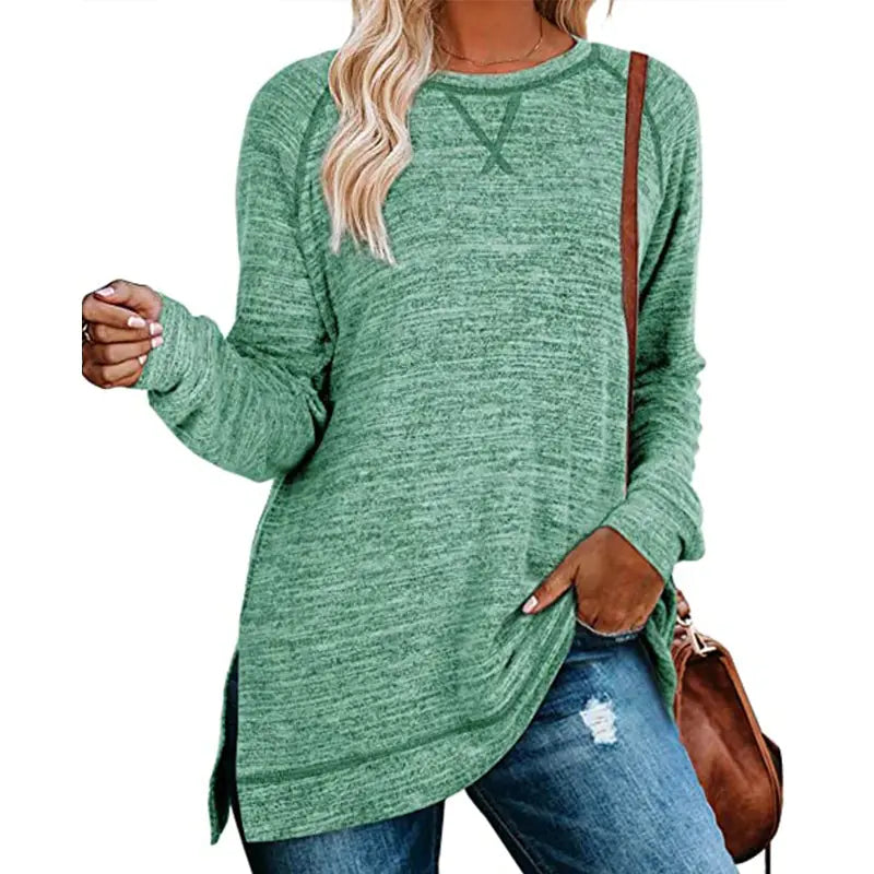 Solid Color Sweater for Women