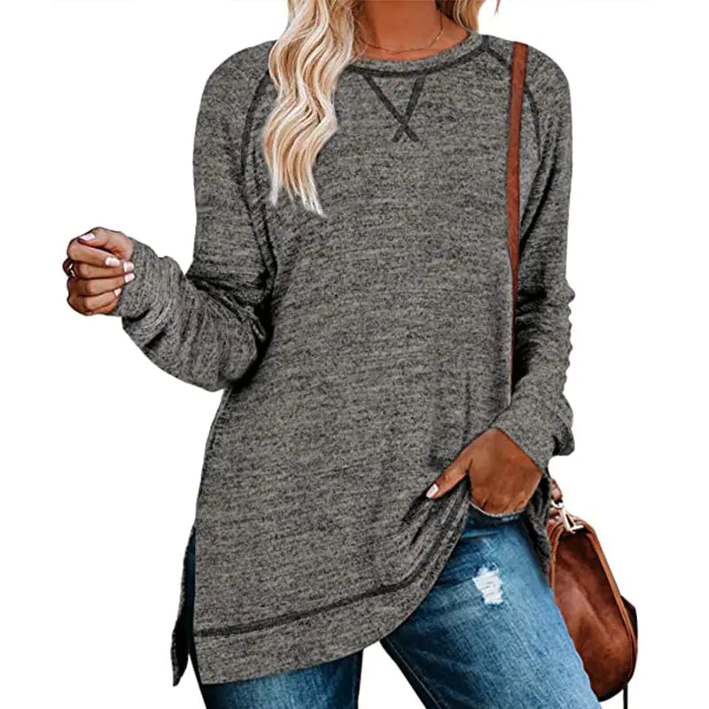 Solid Color Sweater for Women