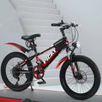 Children's Variable Speed Mountain Bike with Shock Absorption