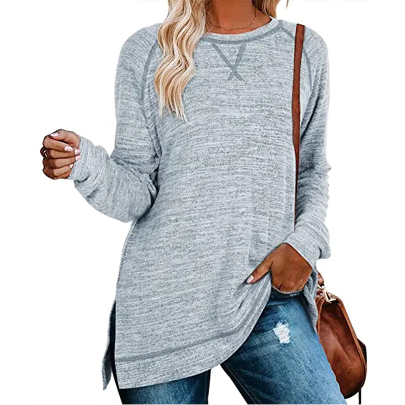 Solid Color Sweater for Women