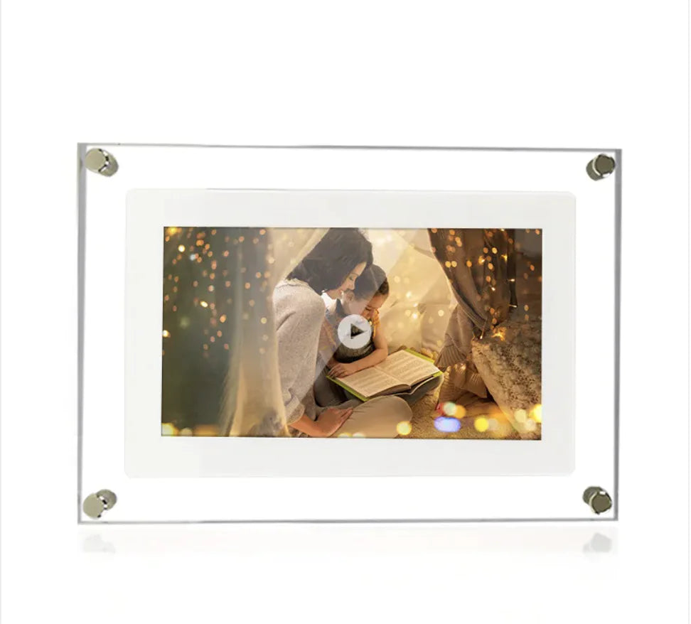 Acrylic Digital Photo Frame with Video Playback