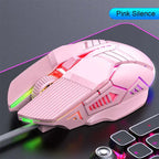 3200DPI Ergonomic RGB Wired Gaming Mouse with 6 Buttons